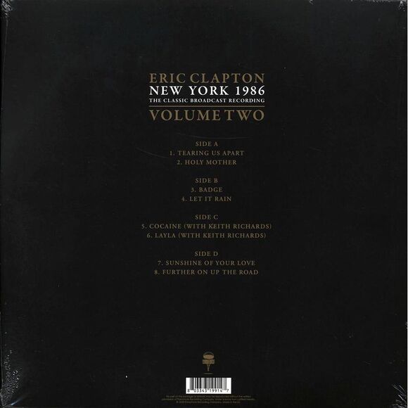 Eric Clapton - New York 1986 Volume 2: The Classic Broadcast Recording (2xLP) - - Picture 2 of 2